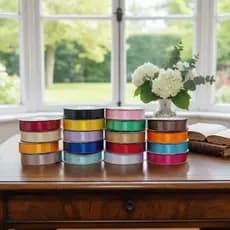 Fita Cetim 22mm Rolo 50mts Varias Cores Artesanato Laços Pat