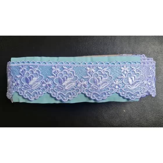 Renda Delicada Guipir Bordada Branca Artesanato Veu 13,7 Metros Yl169