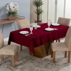 Toalha de Mesa Jacquard Quadrada 1,40 m x 1,40 m para 4 Lugares