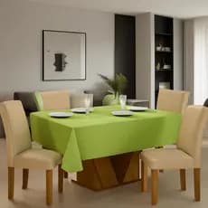 Toalha de Mesa Oxford Lisa Retangular 2,00 m x 1,40 m para 6 Lugares