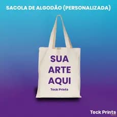 Sacola Algodão Ecobag  - Personalizada