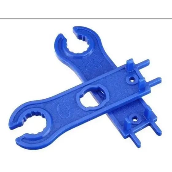 Par de Chaves Para Conector Mc4 Esticador Azul Solar