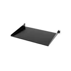 Bandeja Fixação Frontal 400mm Preto Padrão 19 Polegadas