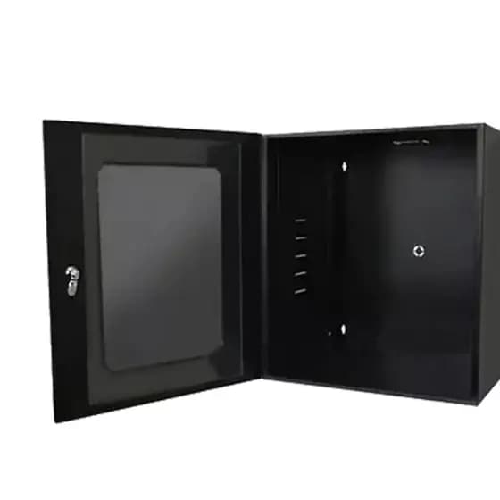 Rack Interno 19" - Max Eletron 12U 470mm  Porta Acrílica Parede DVR Rede Armário CFTV Segurança