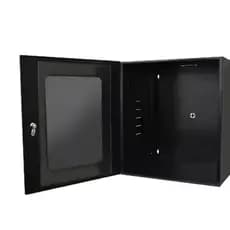 Rack Interno 19" - Max Eletron 12U 470mm  Porta Acrílica Parede DVR Rede Armário CFTV Segurança