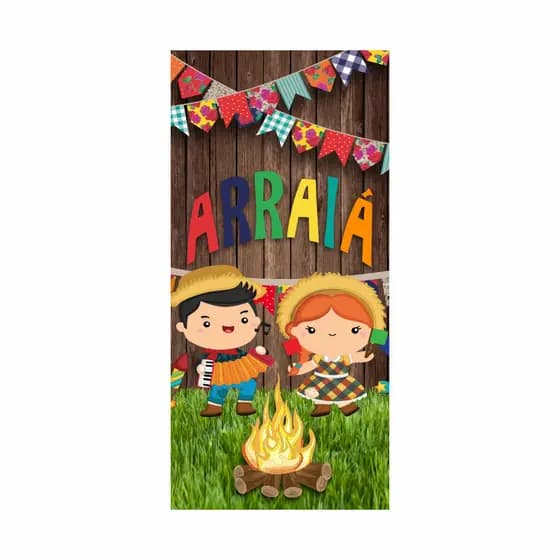 Capa Porta Decorativa Com Elástico 0,85x2,10 Diversos Modelo