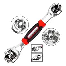 Chave Tigre Boca Universal Soquete 360 Profissional 48 Em 1 Sortido