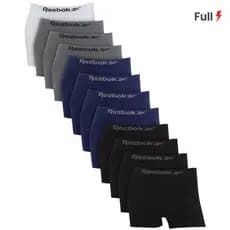 Kit 12 Cueca Boxer Microfibra Sem Costura Sortidas Kit Cueca Box Premium Cueca Masculina Reebok