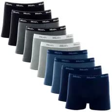 Kit com 10 Cuecas Boxer Algodão Mash Kit Cueca Box Original Cueca Masculina Algodão Confortável
