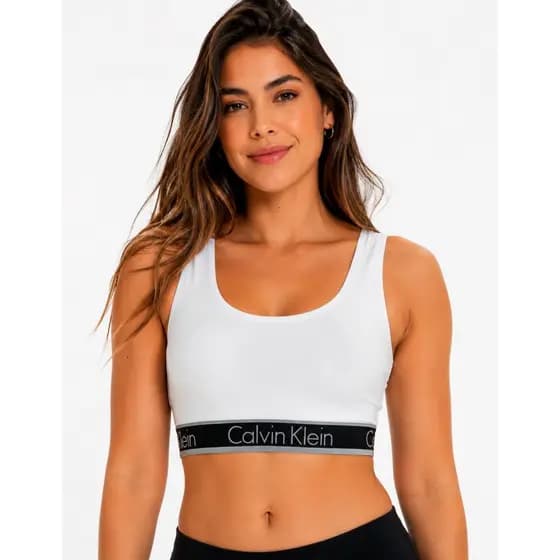 Top Academia Calvin Klein Cotton Top Regata Fitness Premium Top Calvin Klein Feminino Original