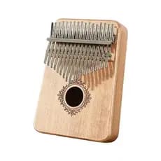 Kalimba Piano De Dedo Com 17 Teclas