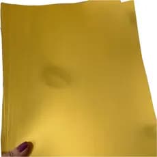 Papel Laminado Ouro 180g A4 - 5 Folhas - lamicote ideal para decoração de festas, topo de bolo, convites, banners