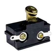 Botão Chave Liga e Desliga dourado, prata Para Maquinas de Cortar Cabelo Compativeis Kemei Wmark