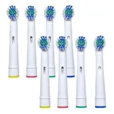 Kit 8 Refil Compatível Com  Escova Eletrica Oral B Giratória Profissional