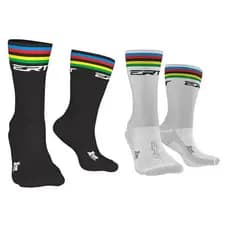 Kit meia ciclismo esportiva cano médio ERT campeão mundial