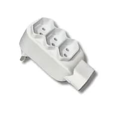 Plug Adaptador de Tomada SL6010 Benjamim com 4 Extensões 10A Bivolt