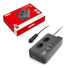 Inversor De Energia Automotivo 400w 12V Para 110v e 220V Usb Tipo-c