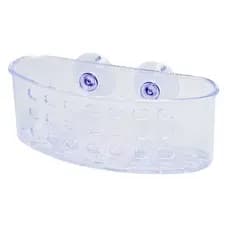 Cesto Organizador Multiuso De Acrílico Com Ventosa 16x6x6cm