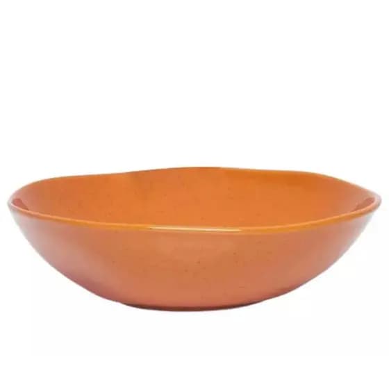 Saladeira Ryo Porcelana 1,6L Grande Laranja Papaya Oxford 26cm tigela para servir