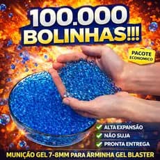 Kit 10/20/30/40/50 e 100 MIL Bolinhas de Gel 7-8mm Cresce na Água
