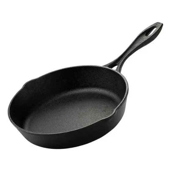 Frigideira lider De Ferro 22cm Tampa de Ferro 1,53 Litros Fundição Sant'ana