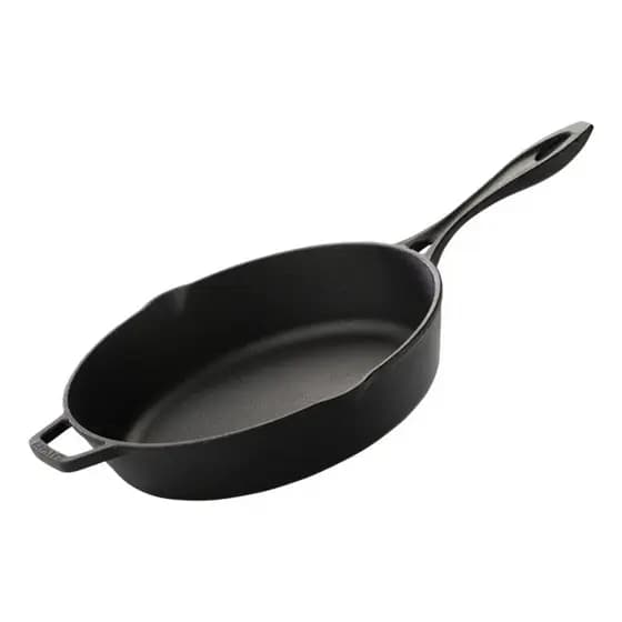 Frigideira De Ferro 26cm 2,56 Litros Tampa de Ferro Fundição Sant'ana