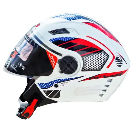 Capacete Fw3 X Open Países Branco Usa Tamanhos 56 58 60