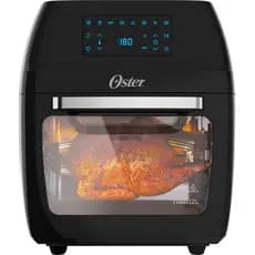 Fritadeira Sem Óleo Elétrica Oster Oven Fryer Preta 3 em 1 127V / 220V 12L 1800W OFRT780