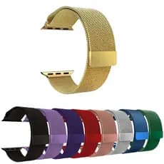 PULSEIRA DE ACO 38MM - TRAVA IMÃ - VARIAÇÃO CORES