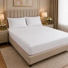 Jogo Roupa De Cama 3 Peças Micropercal 400 Fios Ponto Palito Cama Casal Solteiro Queen King e Berço