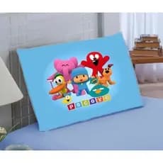 Fronha Estampada Digital Personagens 300 Fios Infantil Para Criança 50cm x 70cm Toque Macio