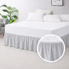 Saia Cama Box 300 Fios Tamanho Universal (Solteiro, Casal, Queen e King) Para Cama Box Size
