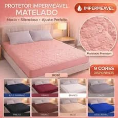 Protetor Para Colchão Com Elástico em Toda Volta 100% Impermeavel Matelado