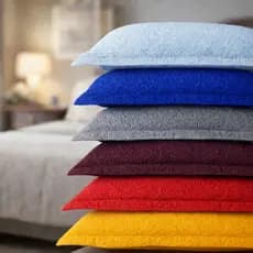 1 Porta Travesseiro 300 Fios Matelado Com Debrum Microfibra Varias Cores Tamanho Padrão