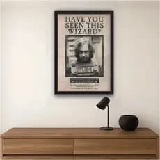 Quadro decorativo Harry Potter Sirius Black prisioneiro em Azkaban Hogwarts
