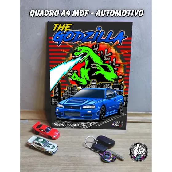 Quadro decorativo - JDM / Nissan / Mazda.