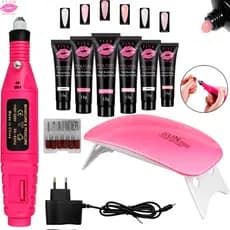 KIT POLYGEL + LIXADEIRA  DE UNHA + CABINE SUN