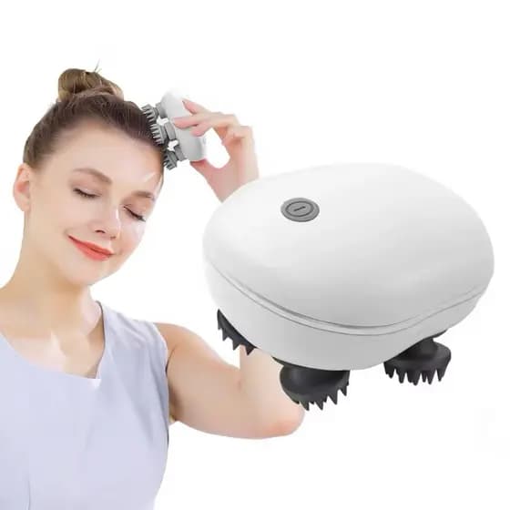 Massageador elétrico portátil pequeno de cabeça, ombro e pescoço---7511