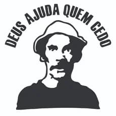 Adesivo Deus Ajuda Quem Cedo Madruga Carro - Moto