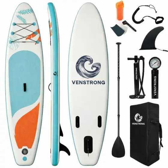 Prancha Stand Up Paddle Inflável Venstrong 320cm 76xm 15cm  Profissional, Resistente E Extremamente Estável Kit Completo