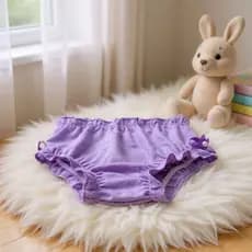 kit de 12 Calcinhas Infantil  Meninas Tapa Fraldas Lisa com lacinhos