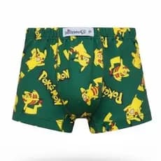 Oferta 12 Cuecas Box Infantil Estampada Poliéster  Forro tecido em Algodão
