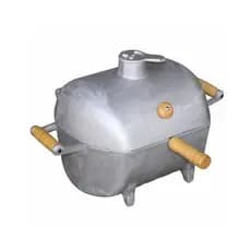 Churrasqueira De Aluminio Fundido E Grelha A Bafo Pequena