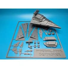 Kit Montar Miniatura Star Wars Imperial Star Destroyer Nave 3D Colecionador Geek PLA
