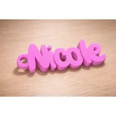 Chaveiro Personalizado com Nome – Ideal para Escola, Mochila e Identificação