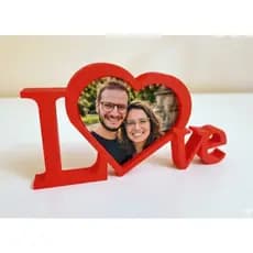 Porta Retrato Dia Dos Namorados Casal Love Decoração Mesa Presente