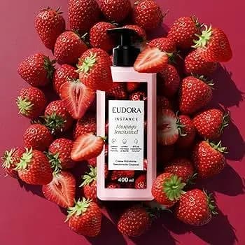 Creme Hidratante Desodorante Corporal Instance Morango Irresistível 400ml