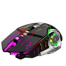 Mouse Gamer Usb Com Led 4800dpi Com Fio Fzf-f9
