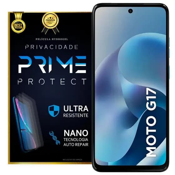 Película Hidrogel Moto G17 Privacidade