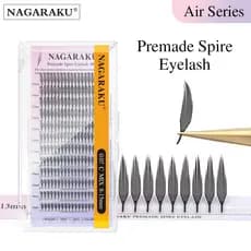 NAGARAKU Spire Cílios Postiços Série Air Extensões De Leves De Penas Pré-Fabricadas